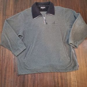 Vintage Kangol 1/4 Zip Up Sweater Fleece sz Large